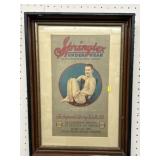 Framed Underwear Advertisement