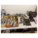 Battery Charger & Assorted Hand Tools
