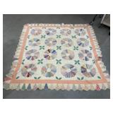 Dresden Plate Pattern Quilt