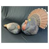 (2) Imported Composition Turkeys