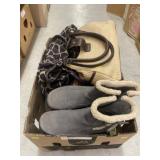 Assortment of Shoes and Purses