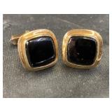 (2) 14K Onyx Cufflinks