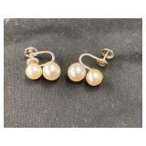 14K Pearl Earrings