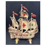 Cast Metal Mayflower Door Stop
