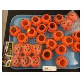 Grouping of Miniture Blow Mold Candy Containers