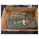 US Military Pins w/ Hats