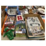 Assortment of Sports Collectibles