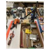 Electric Drill w/ Assorted Hand Tools