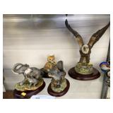 (4) Contemporary Porcelain Figurines