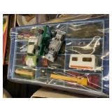 3 Red Line Hot Wheels w/ 64 Scale Toy Cars