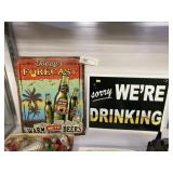(2) Contemporary Tin Signs