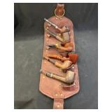 Grouping of European Carved Wood Pipes