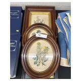 Grouping of Floral Framed Prints
