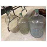 3 Glass Water Bottles