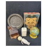 Vintage Still Banks w/ Puzzle & Child