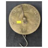 Circular Brass Hanging Scale