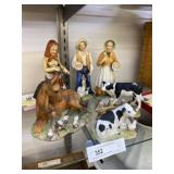 Grouping of Home Interior Figurines