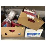 3 Boxes of Plastic Dinnerware and Napkins