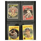 (4) 1959 Star Cards