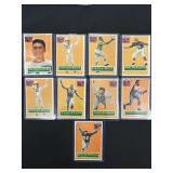 (9) 1956 Philadelphia Eagles Cards