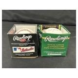 (2) Mike Lowell Autographed Baseballs