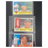1960 Duke Snider, Horman Kellebrew & Whitey Ford