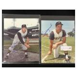 Bill Mazeroski & Elroy Face Autographed Photos