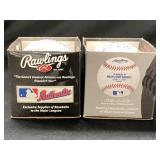 (2) Mike Lowell Autographed Baseballs