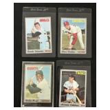 (4) 1971 Star Cards: Willie Mays, Carlton Etc.