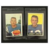 1960 & 1961 Johnny Unitas Cards