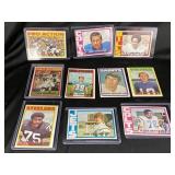 (10) 1972 Football Stars