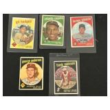 (4) 1959 Star Cards