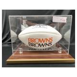 Autographed Cleveland Browns Football