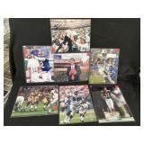 (7) Autographed Football Photos