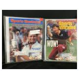 3 Autographed Golf Magazines Tom Watson Etc.