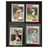(4) 1974 Star Cards