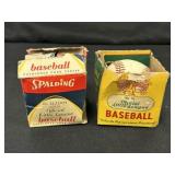 (2) Vintage Baseballs w/ Original Box