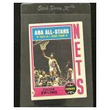 1974 - 75 Julius Erving Card