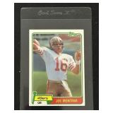1981 Topps Joe Montom Rookie