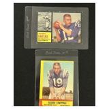 1962 & 1963 Johnny Unitas Cards