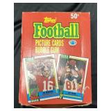 1990s Topps Football Unopened Wax Box
