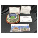 Danbury Mint Phillies Veteran Stadium w/ Box