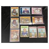 (10) 1972 Football Stars