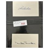 (4) Hall of Fame Autographs