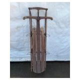Snow King Sled with Metal Runners
