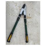 Bypass Lopper Pruning Shears with Green Handles