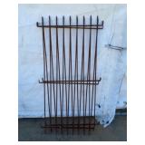 Pair of Iron Security Window Bars Or Grate