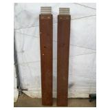 Wood Loading Ramps with Metal Caps