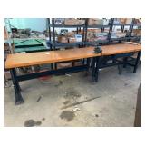 Heavy-Duty Workbench With Table Vise
