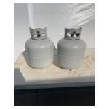 Pair Manchester Propane Gas Cylinders